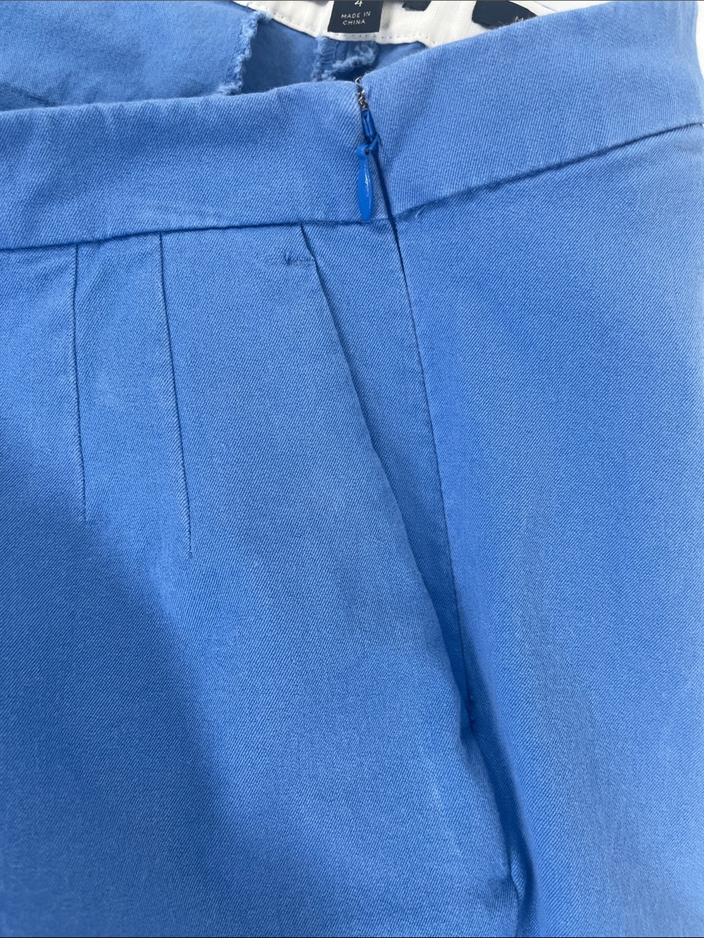 J.Crew Martie Straight-Leg Pants in Cornflower Blue Sz 4 - Picture 7 of 8